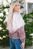 Tie Dye Gradient Pullover Sweatshirt Tie Dye Gradient Pullover Sweatshirt