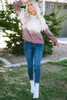 Tie Dye Gradient Pullover Sweatshirt Tie Dye Gradient Pullover Sweatshirt