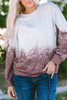 Tie Dye Gradient Pullover Sweatshirt Tie Dye Gradient Pullover Sweatshirt