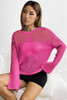 Rose Seeing Stars Oversized Sweater Rose Seeing Stars Oversized Sweater