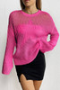 Rose Seeing Stars Oversized Sweater Rose Seeing Stars Oversized Sweater