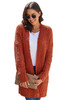 Red Pebble Beach Textured Cardigan