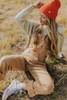 Khaki Vintage Multi Pockets Buckle Strap Cargo Denim Overalls