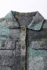 Multicolor Brushed Plaid Pocketed Oversize Shacket Multicolor Brushed Plaid Pocketed Oversize Shacket