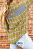 Ginger Plaid Embroidery Patch Button-Down Shacket Ginger Plaid Embroidery Patch Button-Down Shacket