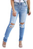 Light Blue Vintage Distressed Ripped Skinny Jeans Light Blue Vintage Distressed Ripped Skinny Jeans
