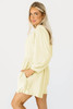 Apricot Solid Color High Waist Long Sleeve Romper Apricot Solid Color High Waist Long Sleeve Romper