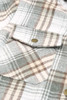 Gray Plaid Pattern Sherpa Lined Hooded Shacket Gray Plaid Pattern Sherpa Lined Hooded Shacket