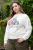 Gray Pumpkin Graphic Plus Size Pullover Sweatshirt