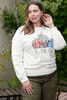 Gray Pumpkin Graphic Plus Size Pullover Sweatshirt