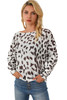 Leopard Long Sleeve Crewneck Sweater