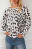 Leopard Long Sleeve Crewneck Sweater Leopard Long Sleeve Crewneck Sweater