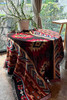 Ruby Western Pattern Tasseled Large Blanket 160*130cm