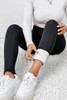Black Fleece Lining Winter High Waist Leggings