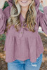 Plus Size Hooded Waffle Knit Top Plus Size Hooded Waffle Knit Top
