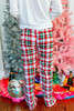 Multicolor Merry Christmas Plaid Print Two Piece Lounge Set Multicolor Merry Christmas Plaid Print Two Piece Lounge Set