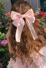 Apricot Pink Gauze Bowknot Hair Clip Apricot Pink Gauze Bowknot Hair Clip
