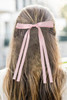 Pink Ribbon Bowknot Hair Clip