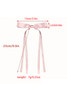 Pink Ribbon Bowknot Hair Clip