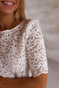 White Elegant Flower Embroidery Hollowed Blouse