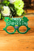 Green St. Patricks Day Clover Glasses Frame Green St. Patricks Day Clover Glasses Frame