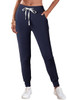 Navy Blue Drawstring Waist Pocketed Joggers