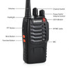 1-4 PCS Baofeng BF-888S UHF Walkie Talkie Long Range VOX Two Way Radio + Earpiece