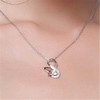 Swan Necklace Silver Plated Clavicle Chain Pendant