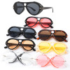 Punk Fashion Red Sunglasses Hollow Out Sunglasses Wind-prooff