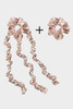 Clay Satin Jellyfish Heatless Hair Curling Headband