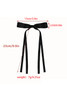 Black Ribbon Bowknot Hair Clip