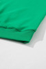 Green LUCKY Aphabet Chenille Embroidered Pullover Sweatshirt Green LUCKY Aphabet Chenille Embroidered Pullover Sweatshirt