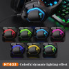 Lenovo HT403 Wire Gaming Headsets Over-Ear Headphones Noise Cancelling Earphones For mobile Phone Pc Computer Ps4 Ps5