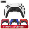 Wireless Controller Bluetooth Gamepad Double Vibration 6 Axis With Touchpad Microphone Earphone Port For PS4 PS3 PC