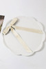 White Double Bow Knot Alligator Hair Clip