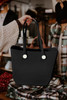 Black Waterproof Self-assembly Detachable Straps EVA Tote Bag Black Waterproof Self-assembly Detachable Straps EVA Tote Bag