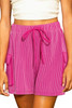 Bright Pink Cargo Pocket Wide-leg Shorts