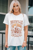 White Vintage NASHVILLE Music City Crewneck Graphic T Shirt