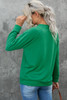 Green St Patricks LUCKY Chenille Embroidered Graphic Sweatshirt Green St Patricks LUCKY Chenille Embroidered Graphic Sweatshirt