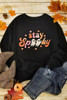 Black Halloween stay Spooky Graphic Sweatshirt Black Halloween stay Spooky Graphic Sweatshirt
