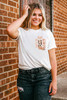 White Double-Side Cowboy Hat & Boots Graphic Tee