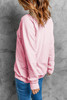 Pink Leopard AMEN Graphic Pullover Sweatshirt