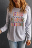 Gray JESUS PUMPKINS BLESSINGS Long Sleeve T Shirt