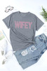 Gray Leopard WIFEY Graphic Tee