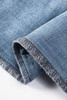 Sky Blue Valentines Day Heart Patchwork Jeans Sky Blue Valentines Day Heart Patchwork Jeans