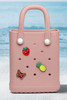 Apricot Pink Waterproof EVA Hollow Tote Bag Apricot Pink Waterproof EVA Hollow Tote Bag