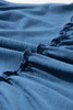 Sail Blue Split V Neck Tiered Flowy Sleeveless Dress