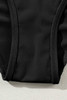 Black Contrast Trim Colorblock U Neck One Piece Swimwear Black Contrast Trim Colorblock U Neck One Piece Swimwear