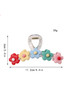 Multicolour Flowers Cute Hair Claw Clip