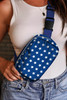 Bluing Independent Day Flag Star Printed Crossbody Bag